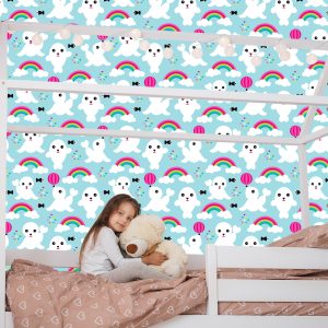 Papier Peint Phoques De Poisson, Ciel Arc-En-Ciel – Image 7