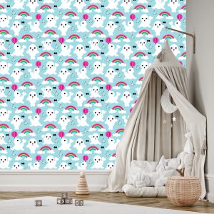 Papier Peint Phoques De Poisson, Ciel Arc-En-Ciel – Image 3