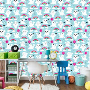 Papier Peint Phoques De Poisson, Ciel Arc-En-Ciel – Image 4