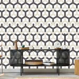 Papier Peint Géométrique - Hexagones – Image 5