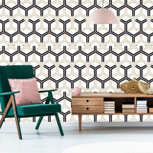 Papier Peint Géométrique - Hexagones – Image 6