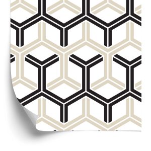 Papier Peint Géométrique - Hexagones – Image 2
