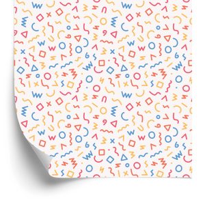 Papier Peint Pour Les Enfants - Formes Géométriques – Image 2