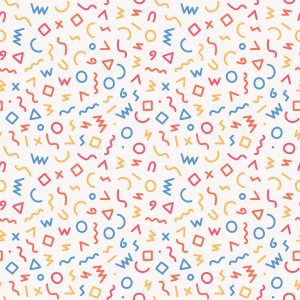 Papier Peint Pour Les Enfants - Formes Géométriques – Image 1