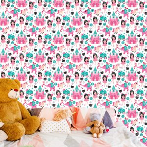 Papier Peint Pour Les Enfants, Les Fées, Les Licornes, Les Fleurs, Les Oiseaux – Image 6