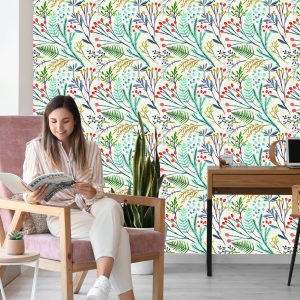 Papier Peint Plantes De Style Rétro – Image 7