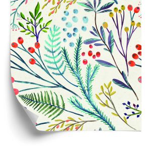 Papier Peint Plantes De Style Rétro – Image 2