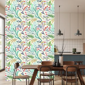 Papier Peint Plantes De Style Rétro – Image 4