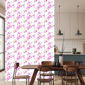 Papier Peint Nature Fleurs Papillons Pour Une Chambre D'enfant – Image 4