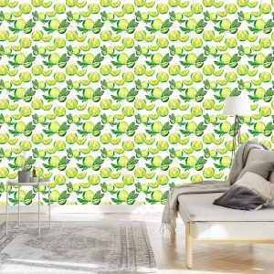 Papier Peint Pour Les Feuilles De Tilleul Aux Fruits De Cuisine – Image 3