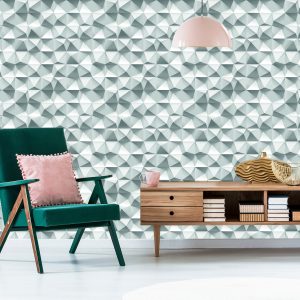 Papier Peint Géométrique Moderne 3D Pour Une Chambre – Image 6