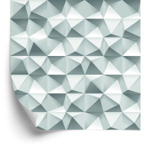 Papier Peint Géométrique Moderne 3D Pour Une Chambre – Image 2