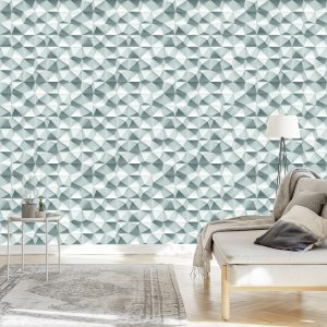 Papier Peint Géométrique Moderne 3D Pour Une Chambre – Image 3