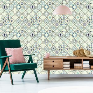 Papier Peint Mosaïque Marocaine Colorée – Image 6