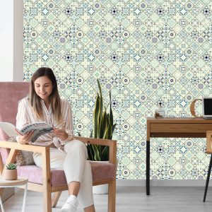 Papier Peint Mosaïque Marocaine Colorée – Image 7