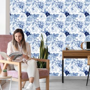 Papier Peint Roses Pivoines – Image 7