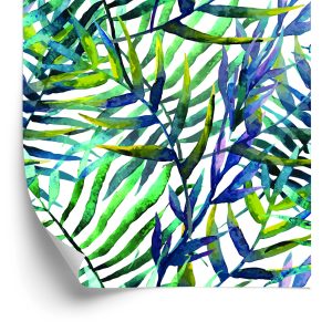 Papier Peint Feuilles De Palmier - Aquarelle – Image 2