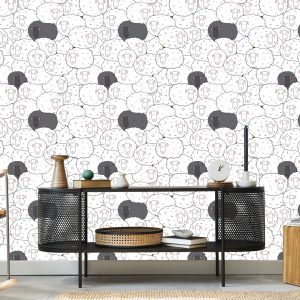 Papier Peint Famille De Moutons – Image 5