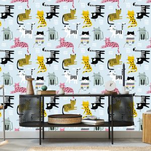 Papier Peint Pour Les Enfants - Oiseaux Colorés – Image 5