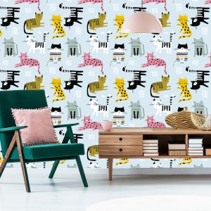 Papier Peint Pour Les Enfants - Oiseaux Colorés – Image 6