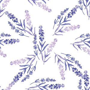 Papier Peint Lavande Violette – Image 1