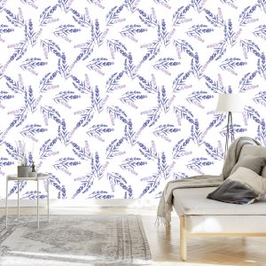 Papier Peint Lavande Violette – Image 3