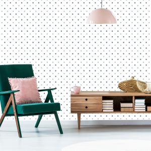 Papier Peint Points Gris Délicats – Image 6
