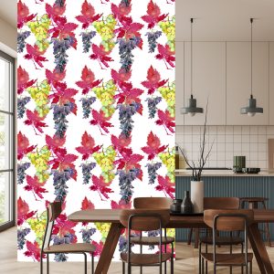 Papier Peint Pour La Salle À Manger, Fruits, Branches, Feuilles, Vert – Image 4