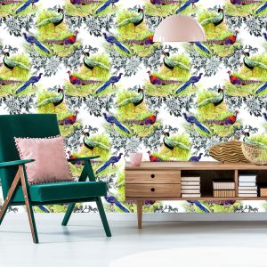 Papier Peint Paons Et Faisans – Image 6