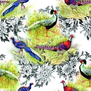 Papier Peint Paons Et Faisans – Image 1