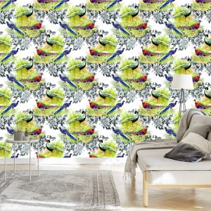 Papier Peint Paons Et Faisans – Image 3