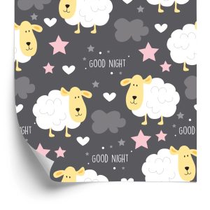 Papier Peint Moutons Sur Fond Sombre – Image 2