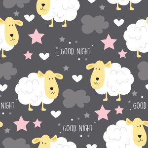 Papier Peint Moutons Sur Fond Sombre – Image 1