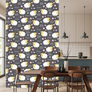 Papier Peint Moutons Sur Fond Sombre – Image 4