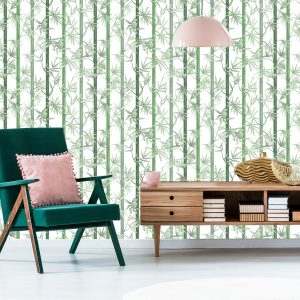 Papier Peint Beau Bambou Vert – Image 6