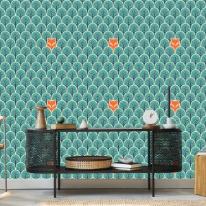 Papier Peint Arbres Verts Pour La Chambre Des Enfants – Image 5