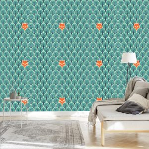 Papier Peint Arbres Verts Pour La Chambre Des Enfants – Image 3