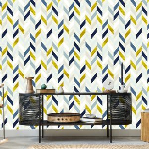 Papier Peint Motif Géométrique Tendance – Image 5