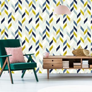 Papier Peint Motif Géométrique Tendance – Image 6