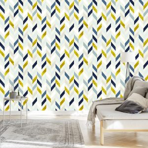 Papier Peint Motif Géométrique Tendance – Image 3