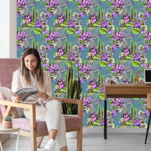 Papier Peint Fleurs, Feuilles – Image 7