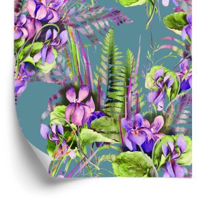 Papier Peint Fleurs, Feuilles – Image 2