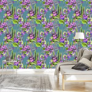 Papier Peint Fleurs, Feuilles – Image 3