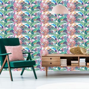 Papier Peint Plantes Tropicales Et Insectes – Image 6