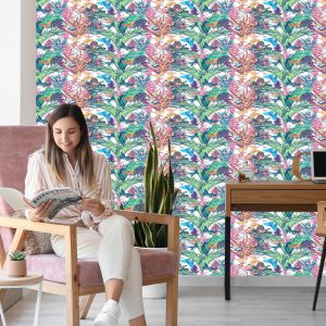 Papier Peint Plantes Tropicales Et Insectes – Image 7