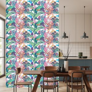 Papier Peint Plantes Tropicales Et Insectes – Image 4