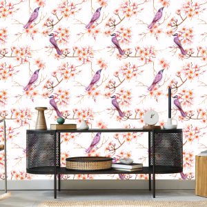 Papier Peint Beaux Oiseaux Colorés – Image 5