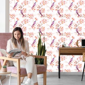 Papier Peint Beaux Oiseaux Colorés – Image 7