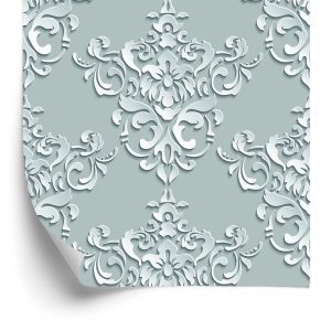 Papier Peint Ornements Optiques Pour Effet 3D De Chambre – Image 2