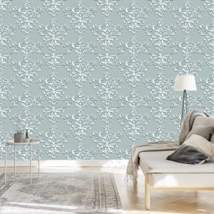 Papier Peint Ornements Optiques Pour Effet 3D De Chambre – Image 3